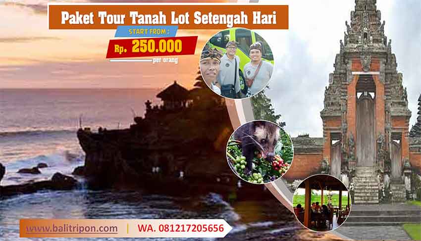 Paket Tour Tanah Lot Setengah Hari