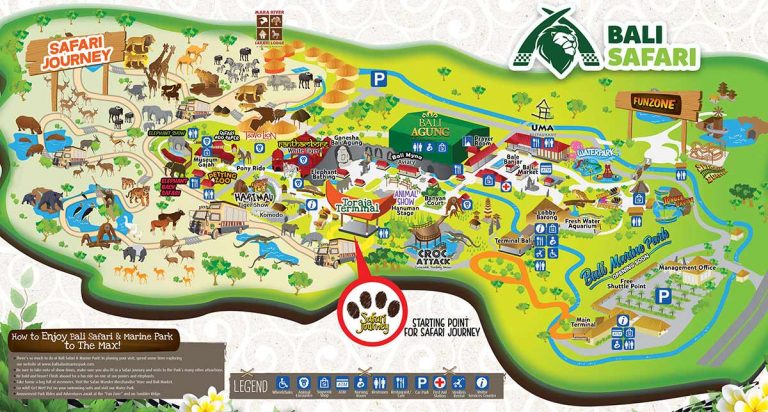 Harga makanan di Bali Safari Marine Park tahun 2020 - 2021