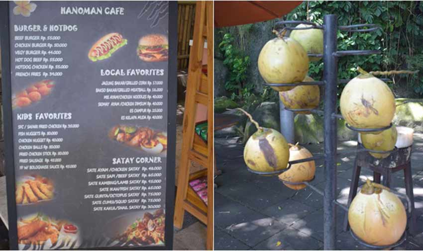 Harga makanan di Bali Safari Marine Park
