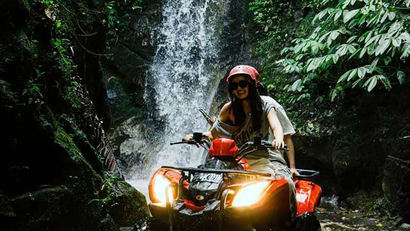 Rute Air Terjun di Kuber ATV Bali Adventure